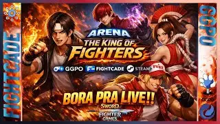 Arena KOF - GGPO + FIGHTCADE + STEAM LIVE SEM MICRO! - #kof98 #kof2002 #kof97 #retrogames
