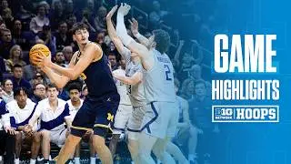 Michigan at Northwestern | HIGHLIGHTS | Big Ten Men's Basketball | 02/11/2026