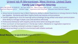 Family Law Litigation Attorney West Virginia,