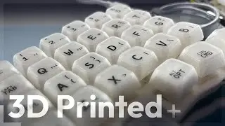 3D Printed Keycaps with sharp text