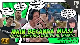 MAIN BECANDA MULU, ASAM LAMBUNG WANITA INI NAIK!? - PUBG MOBILE INDONESIA