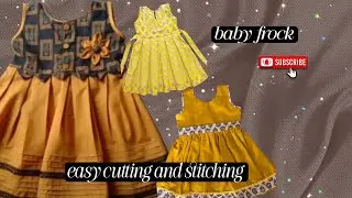 Baby frock easy cutting and stitching#babydress#toptrendy #foryouシ 