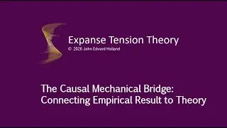 The Causal Mechanism Bridge:  Milky Way result to Theory. 