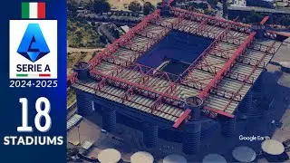 🇮🇹 Стадионы Серии А 2024/25 ⚽