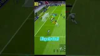 The Art of Bicycle Goal 😱⚡ #efootball #shorts #pes #short