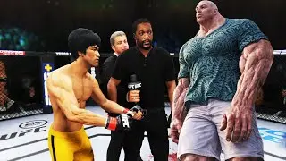 Bruce Lee vs. Jack Giant Titan (EA Sports UFC 4)