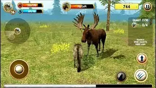 Wild Wolf Simulator 3D Android Gameplay HD #3
