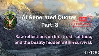 All the Quotes Written by Me in the form of AI. Part: 8 #ai#youtube#youtubevideo#love#life#viral
