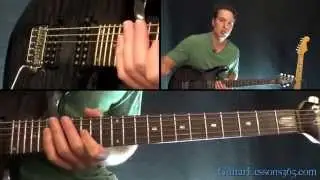 Holy Wars Guitar Solo Lesson - Megadeth - (Marty Friedman Solos)