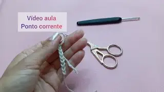 Como fazer o ponto corrente #videoaula#passoapasso 