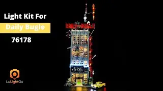 Light Kit For LEGO Marvel 76178 Daily Bugle | Lighting The LEGO 76178 Marvel Daily Bugle