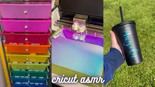 CRICUT ASMR #3✨ | Small Business Studio Vlog