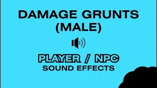 Video Game DAMAGE GRUNTS (Male) - Sound Effects
