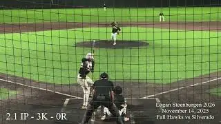2025-11-17 | Fall Hawks vs Silverado HS | 2.1 IP - 3K - 0R