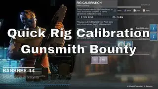 Quick Weekly Gunsmith Calibration Bounties