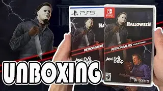 RetroRealms Double Feature: Halloween and Ash vs Evil Dead (PS5/Switch) Unboxing