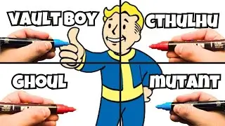 Vault Boy Art Style Challenge: 4 Wildly Different Styles!