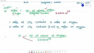 Class 10 TN Science 7. Atoms and Molecules  Pg.No 101   4) Calculate the number of atoms of oxygen