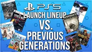 PS5 Launch Lineup Vs Previous Playstation Generations