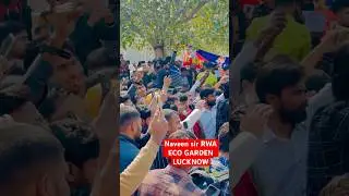 UP POLICE RE-EXAM Protest | lucknow eco-garden live@RojgarwithAnkit