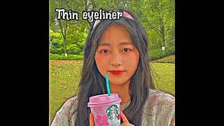 How to get cute eyes🌷#beauty tips #glow up #korean #short✨