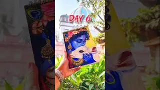 Painting the Supreme Artist of the World #shorts #ytshorts #krishna