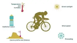 Practical recommendations for endurance cycling in hot/humid environments.