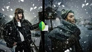 Snapseed Amazing Winter Snowfall Effect Editing | Snapseed Tutorial |Snow Photo Editing - Kableerya