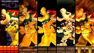 Evolution of Final Castle Levels in New Super Mario Bros. (2006-2019)