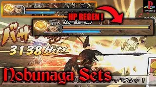 WHAT IS THIS HEAL ?! NOBUNAGA item  insane health regen, combo, secret items, secret builds BASARA 2