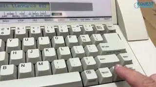 Nakajima AX160 Typewriter LCD Display How to Edit Delete Text Cara Padam and Tambah Huruf