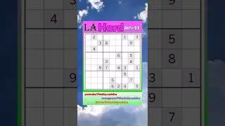 Los Angeles Times Daily #Sudoku 2026-01-22 Hard #puzzle #games #education #braingames