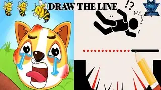 Dog🐶Rescue V&✍️Draw Puzzle Game Play Walkthrough Level Complete ✅