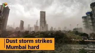 Massive dust storm hits Mumbai: Billboards fall, vehicles damaged, people trapped | The Federal