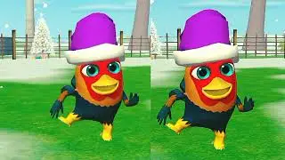 #gaming  Rooster  🐓 vs Rooster 🐓 Dance||El Pollito Pio 3d-Canciones de la granja de zenon||Berol Sed
