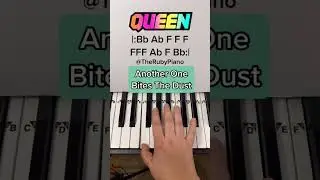 Another One Bites The Dust Piano Easy 😵😵😵