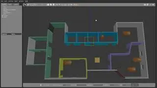 Home Service Robot - ROBOTICS (ROS, C++, Gazebo in Birds Eye View )