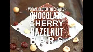 Chocolate Cherry Hazelnut Bars