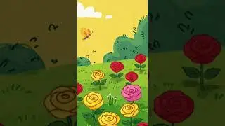 M&Uacute;SICA NO JARDIM #musical #pintinhoamarelinho #infantil #patinhocolorido #youtubekids #shorts