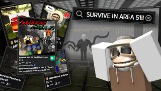 ПЕЧАЛЬНОЕ распространение Roblox's SURVIVE IN AREA 51