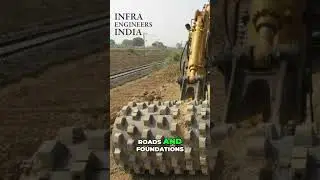 Soil Compaction Techniques  Mastering the Sheepfoot Roller @CivilpathAk#education