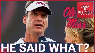 BOGUS: I don't BELIEVE Lane Kiffin saying Austin Simmons will start vs TULANE | Ole Miss Podcast