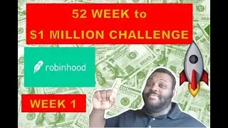 Robinhoop App | 52 Weeks to $1 Million Challenge  (Week 1)