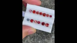 4.67 carats | 13 Piece Natural Spinel Stones Lot Round Cut from Burma #spinel #gemstone