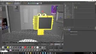 primer mapa de sister location completo para  C4d creado por mi