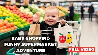 Tiny Shopper, Big Laughs – Baby’s Funny Market Day | ralphie joe #babyactivities