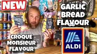 NEW Crisps In ALDI - GARLIC BREAD - CROQUE MONSIEUR - Flavours
