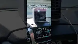 Mini air conditioner for car
