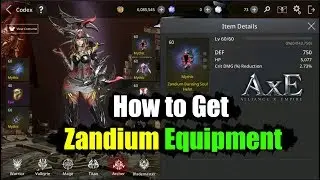 AxE: Alliance vs Empire How to Get Zandium Equipment