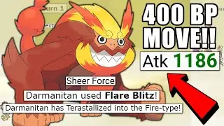SHEER FORCE LIFE ORB TERA FIRE DARMANITAN IS BROKEN! POKEMON SCARLET AND VIOLET | POKEMON SHOWDOWN